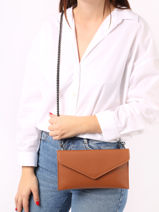 Pochette De Soire M Paddock Cuir Etrier Bleu paddock TLOS1670-vue-porte