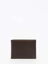 Leather Wallet Oil Etrier Black oil EOIL438