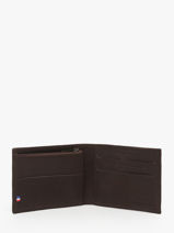 Leather Wallet Oil Etrier Black oil EOIL102-vue-porte