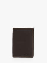 Card Holder Oil Leather Etrier Black oil EOIL013