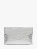 Pochette De Soire L Paddock Cuir Etrier Argent paddock EPAD075L