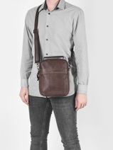 Leather Spider Crossbody Bag Etrier spider ESPI732M-vue-porte