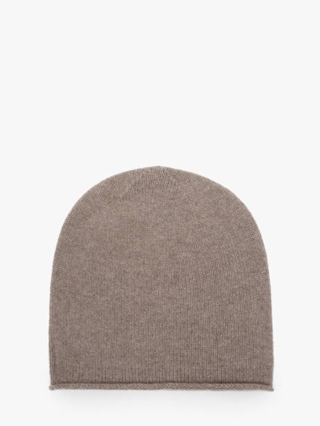 Beanie Cashmere Vercors Etrier Brown vercors EVER426U other view 3